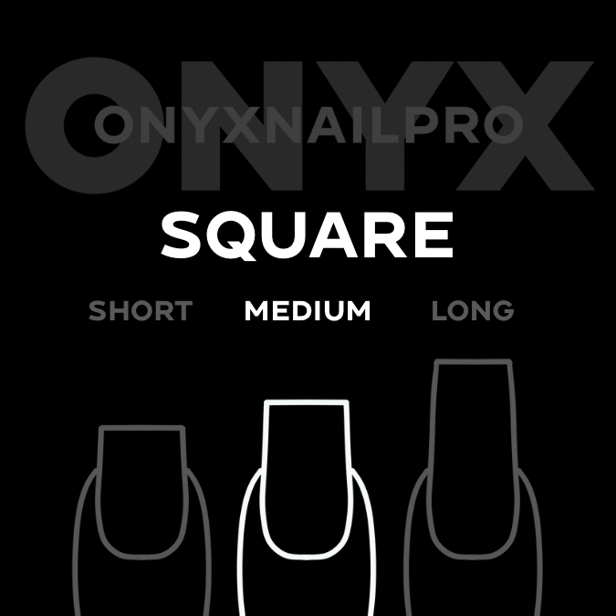 ONYX Pro Tips - Square Medium (320 pcs)